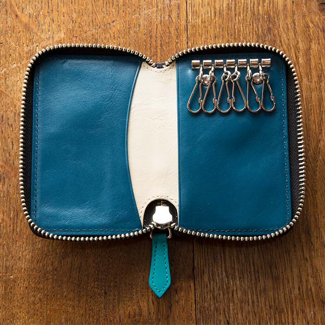 メンズラウンドキーケース