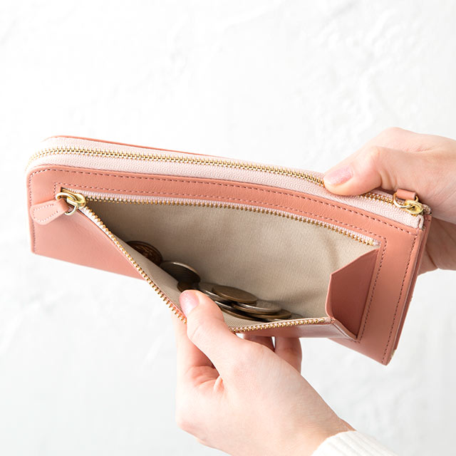 レディースL字ファスナー長財布