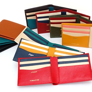 二つ折り財布小銭入れ無