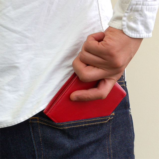 二つ折り財布小銭入れ有り