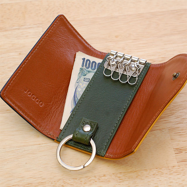 本革スリムキーケース